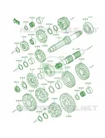 Transmission pour Kawasaki Ninja ZX-7RR 1997
