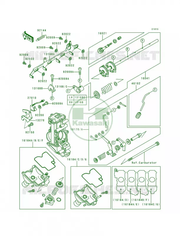 Accelerator Pump Kawasaki MOTOS 750 1997 Ninja ZX-7RR  ZX750-N2