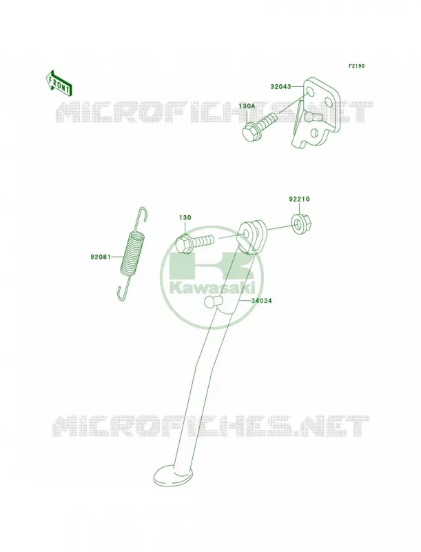 Stands Kawasaki MOTOS 220 2002 KDX220R  KDX220-A9