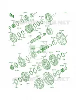 Transmission&ampNAMI.ZX600DE069247 pour Kawasaki Ninja ZX-6 1995