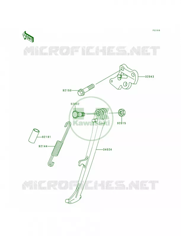 Stands Kawasaki MOTOS 600 1995 Ninja ZX-6R  ZX600-F1