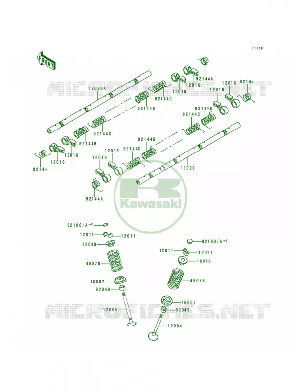 Valves Kawasaki MOTOS 900 1995 Ninja ZX-9R  ZX900-B2