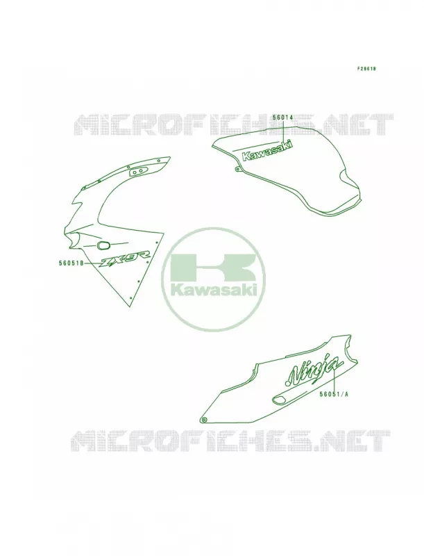 DecalsRedZX900-B2 Kawasaki MOTOS 900 1994 Ninja ZX-9R  ZX900-B1