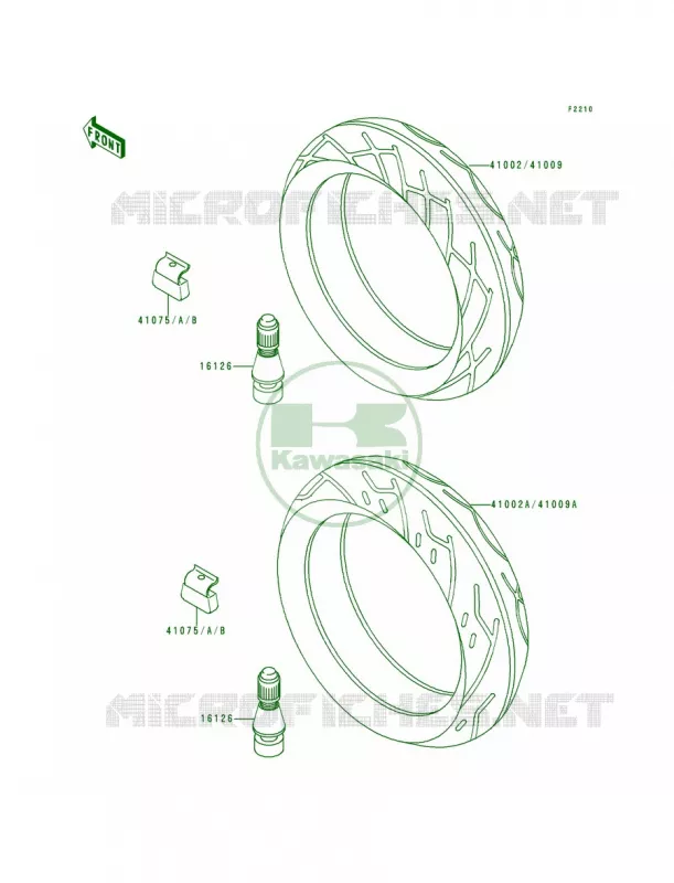 Tires Kawasaki MOTOS 600 1993 Ninja ZX-6  ZX600-E1