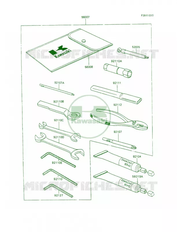 Owner's Tools Kawasaki MOTOS 600 1991 Ninja 600R  ZX600-C4
