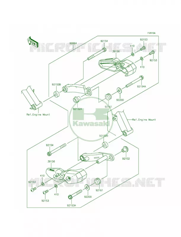 AccessoryShroud Slider Kawasaki MOTOS 1000 2015 Z1000 ABS  ZR1000GFF