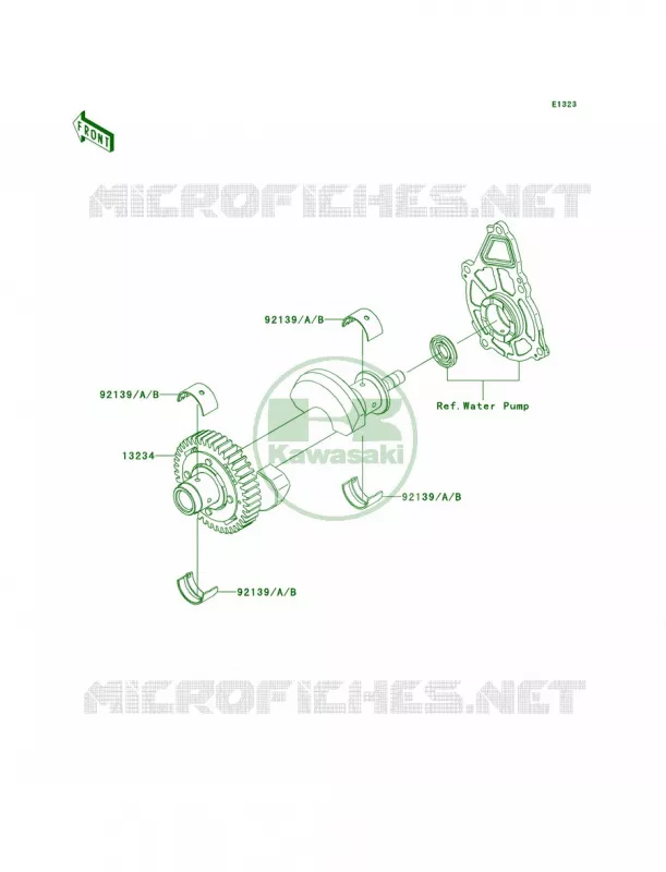 Balancer Kawasaki MOTOS 650 2013 Versys  KLE650CDF