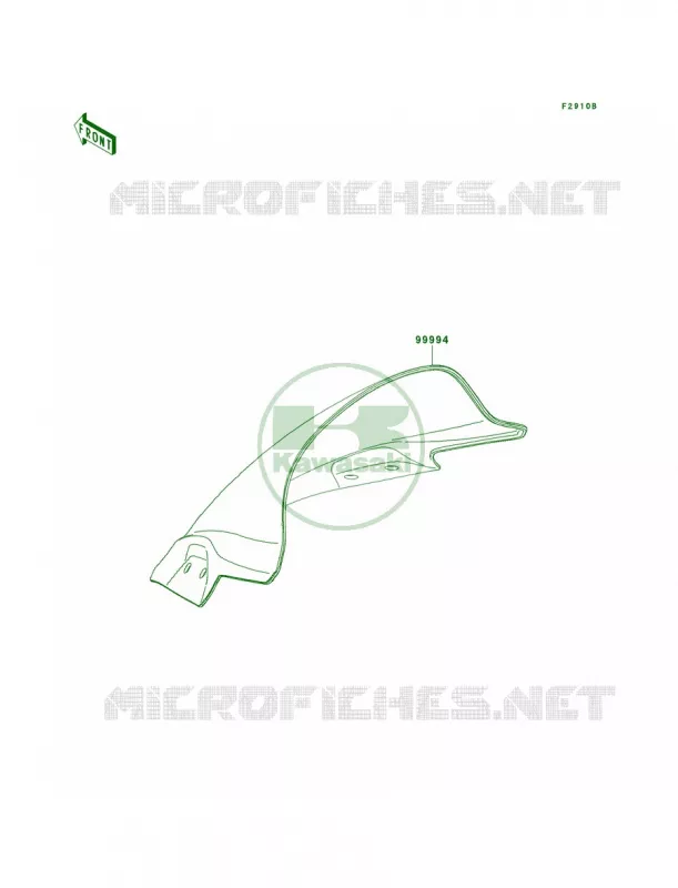 AccessoryWindshield Kawasaki MOTOS 300 2014 Ninja 300 ABS  EX300BEF