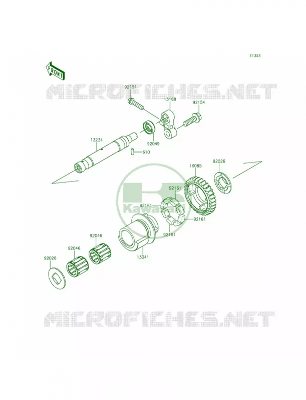 Balancer Kawasaki MOTOS 1000 2014 Ninja 1000 ABS  ZX1000MEF