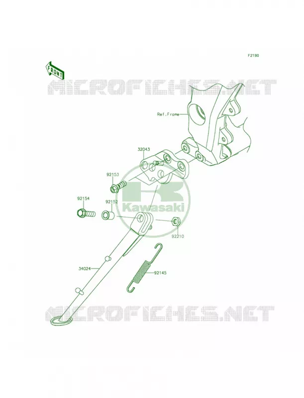 Stands Kawasaki MOTOS 1000 2014 Ninja 1000 ABS  ZX1000MEF