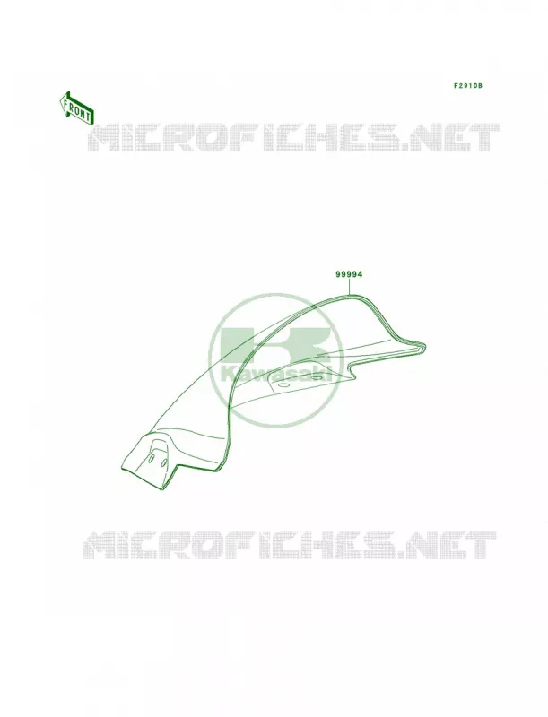 AccessoryWindshield Kawasaki MOTOS 300 2014 Ninja 300 SE  EX300AEFA