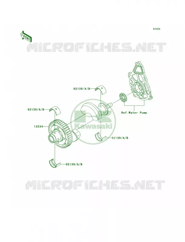 Balancer Kawasaki MOTOS 650 2014 Versys ABS  KLE650DEF