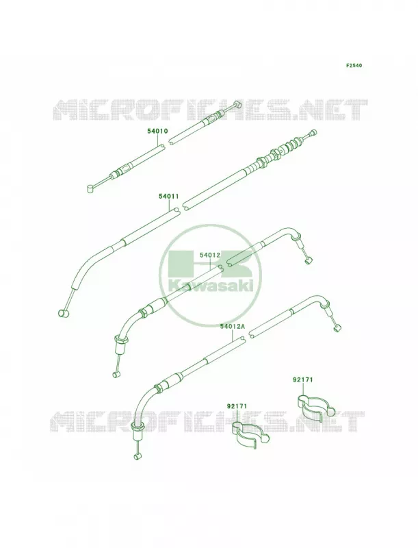 Cables Kawasaki MOTOS 800 2014 W800  EJ800AEF