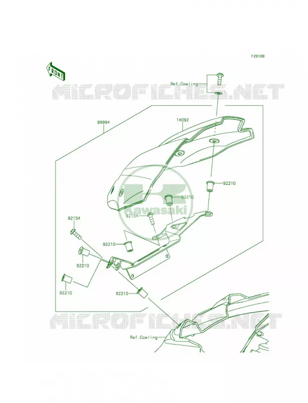 AccessoryMeter Cover Kawasaki MOTOS 800 2014 ZR800  ZR800AEF