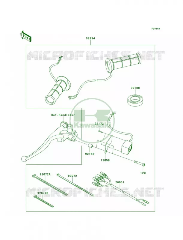 AccessoryGrip Heater Kawasaki MOTOS 100 2013 Versys 1000   KLZ1000ADF