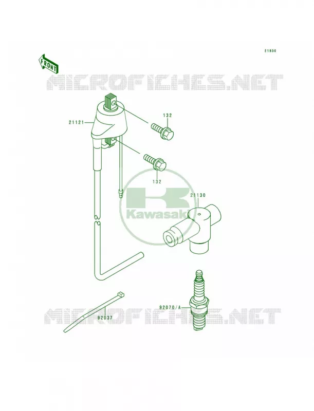 Ignition System Kawasaki MOTOS 200 1999 KDX200  KDX200-H5
