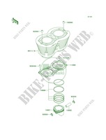 CylinderPistons pour Kawasaki W800  2012