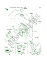 Fuel Tank pour Kawasaki W800  2012