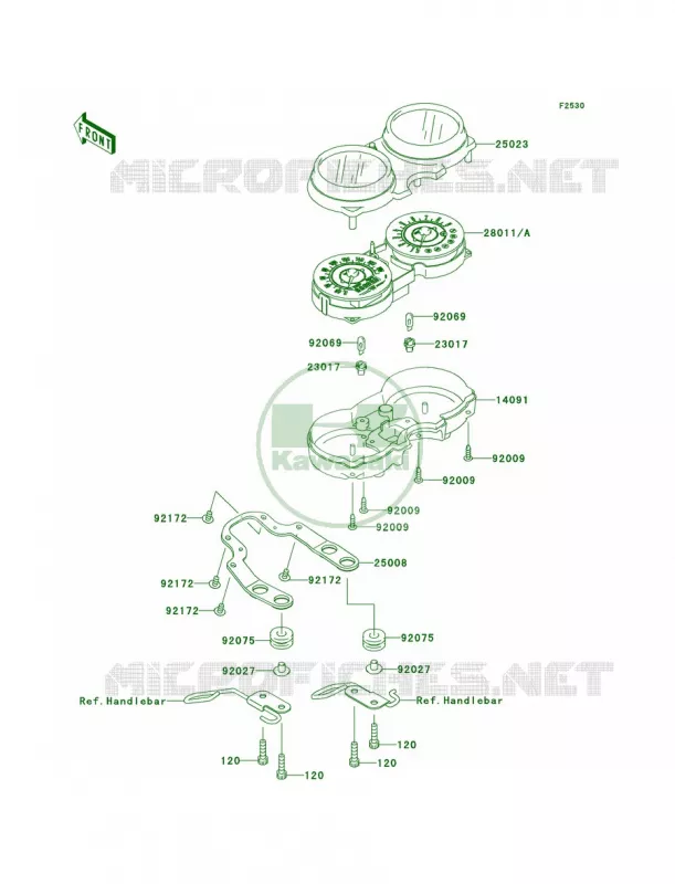 Meters Kawasaki MOTOS 800 2012 W800   EJ800ACF
