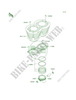 CylinderPistons pour Kawasaki W800  2012