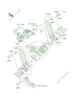 SuspensionShock Absorber pour Kawasaki W800  2012