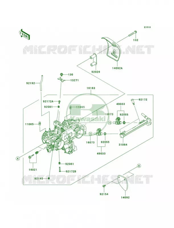 Throttle Kawasaki MOTOS 800 2012 W800   EJ800ACFA