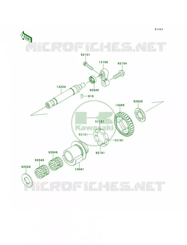 Balancer Kawasaki MOTOS 1000 2011 Ninja 1000  ZX1000GBF