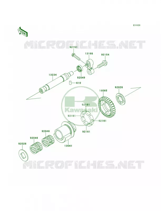 Balancer Kawasaki MOTOS 1000 2011 Z1000  ZR1000DBF