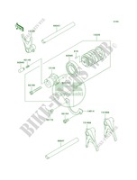 Gear Change DrumShift Forks pour Kawasaki W800  2011