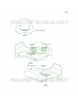 DecalsBlueBlackA8FBlackA9F pour Kawasaki Versys  2009