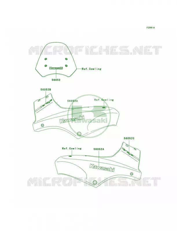 DecalsOrangeEbonyA7F Kawasaki MOTOS 650 2009 Versys   KLE650A9F