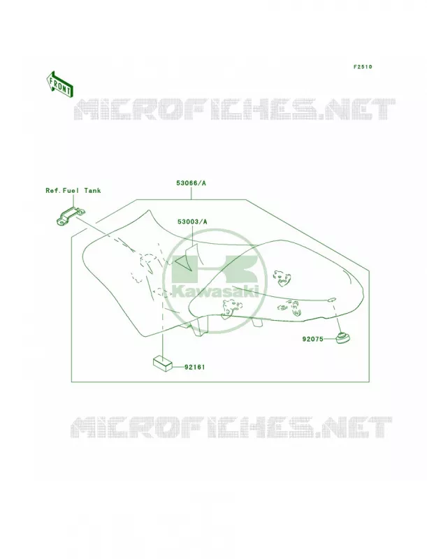 Seat Kawasaki MOTOS 650 2009 Versys   KLE650A9F