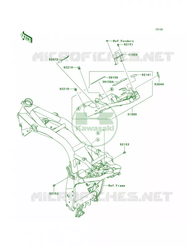 Battery Case Kawasaki MOTOS 1000 2007 Z1000  ZR1000B7F