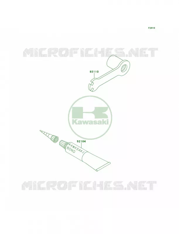 Owner's Tools Kawasaki MOTOS 220 1998 KDX220R  KDX220-A5