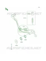 Brake Pedal pour Kawasaki KLX300R 1998