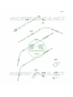 Cables pour Kawasaki KLX300R 1998