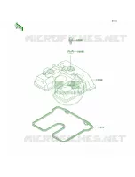 Cylinder Head Cover pour Kawasaki KLX300R 1998