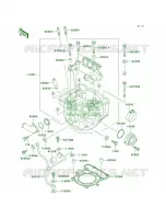 Cylinder Head pour Kawasaki KLX300R 1998