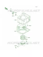 CylinderPistons pour Kawasaki KLX300R 1998