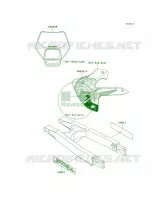 DecalsKLX300 A4 pour Kawasaki KLX300R 1998