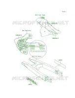 DecalsKLX300 A5 pour Kawasaki KLX300R 1998