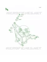 Frame pour Kawasaki KLX300R 1998