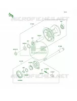 Front Hub pour Kawasaki KLX300R 1998