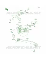 Gear Change Mechanism pour Kawasaki KLX300R 1998