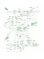 Handlebar pour Kawasaki KLX300R 1998