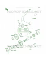 Kickstarter Mechanism pour Kawasaki KLX300R 1998