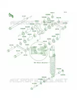 Rear Suspension pour Kawasaki KLX300R 1998