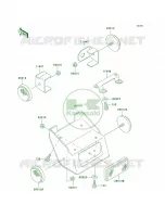 Reflectors pour Kawasaki KLX300R 1998
