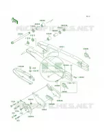 Swingarm pour Kawasaki KLX300R 1998