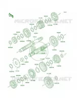 Transmission pour Kawasaki KLX300R 1998
